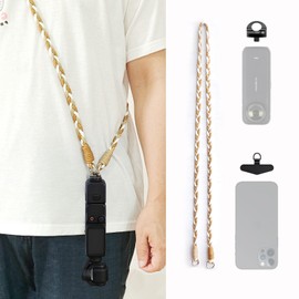dji osmo pocket 3/insta360 x4 X3 X2/GO 3S/GO 3/Gopro series/Ace Pro 2/Ace Pro/Osmo Action 5 Pro/Action 4 3 Strap Neck Strap with Smartphone Strap Holder and Lock Buckle Camera Strap Phone Strap Car