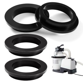 YIXISI 4 PCS 11412 Pool Sealing Rings Washers, Pool Filter Pump L-Shape O-Ring, Pool O-Ring Replacement Accessories Compatible with Intex Sand Filter Pump 26323CA, 26323EH, 26331CA, 26331EH