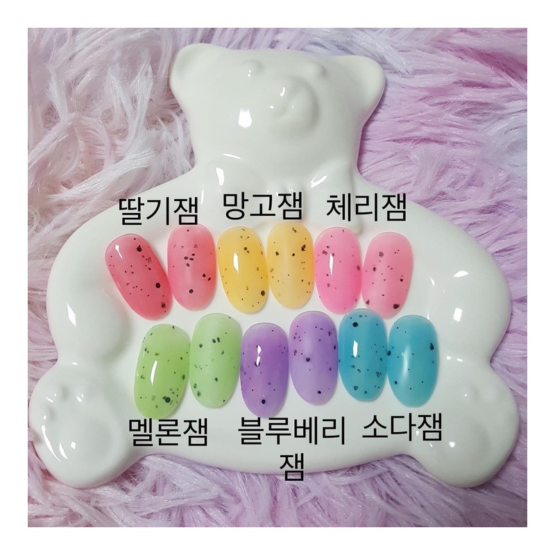 Jam series Strawberry Jam Nail - Mini Square / Jam