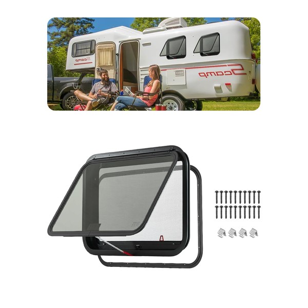 VEVOR RV Exit Window, 30" W x 20" H Tinted