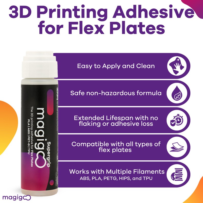 Magigoo - Supergrip 3D Printer Adhesive Glue - for Use