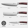 KEEMAKE Kitchen Knife Sets, 3 Pieces Professional Chef Knife Set