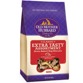 Old Mother Hubbard Crunchy Classic Natural Dog Treats, Extra Tasty, Mini Biscuits, 20 Oz - 2 PACK