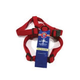 Hamilton Adjustable Comfort Nylon Dog Harness, Red, 1" x 30-40"