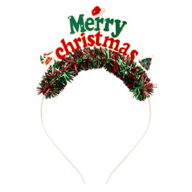 PHALIN Christmas Headbands Holiday Headbands for Women Rhinestone Xmas Tree Merry Christmas Festive Outfits Party Hair Accessory Gifts