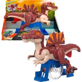 ​Fisher-Price Imaginext Jurassic World Rebirth Dinosaur Toy, Sprinting Spinosaurus Figure with Lunge & Chomp Motion, 9 Inches Tall, JFR24
