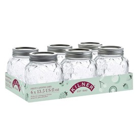 Rayware 6037373 Strawberry Canining Jar Pack of 6