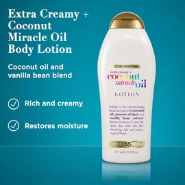 OGX, Crema Corporal Humectante de Aceite de Coco, 577 ml