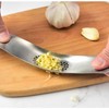 Premium Garlic Presser & Crusher, Stainless Steel 304 Rocker for