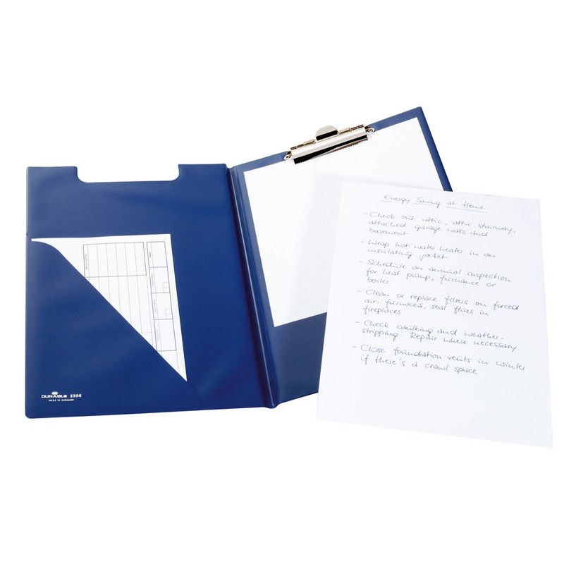 Durable 235506 A4 Clipboard Folder - Blue