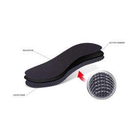 Kaps Insoles Super Active - Shoe Insoles Controlling Feet Moisture and Odour (40 EUR / 6 UK/Men)