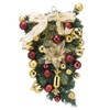 Christmas Inverted Tree Wreath Door Hanging Electroplated Ball Rattan Garland