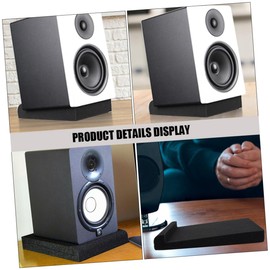 Levemolo Speaker Vibration Pads Soundproofing Acoustic Panels 2pcs Sound Insulation Mats for Home Theater