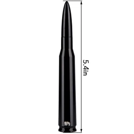 ONE250 Bullet Style Antenna, Compatible with Toyota Tacoma Models (1995-2016) - Will fit Any Tacoma TRD Packages (1995-2016), TRD Pro, TRD Sport, TRD Off-Road, TRD Extreme, T/X Baja (Solid Black)