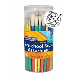 Chenille Kraft 58-Piece Paintbrush Assortment - 12 Colossal, 22 Jumbo, and 24 Regular Brushe...