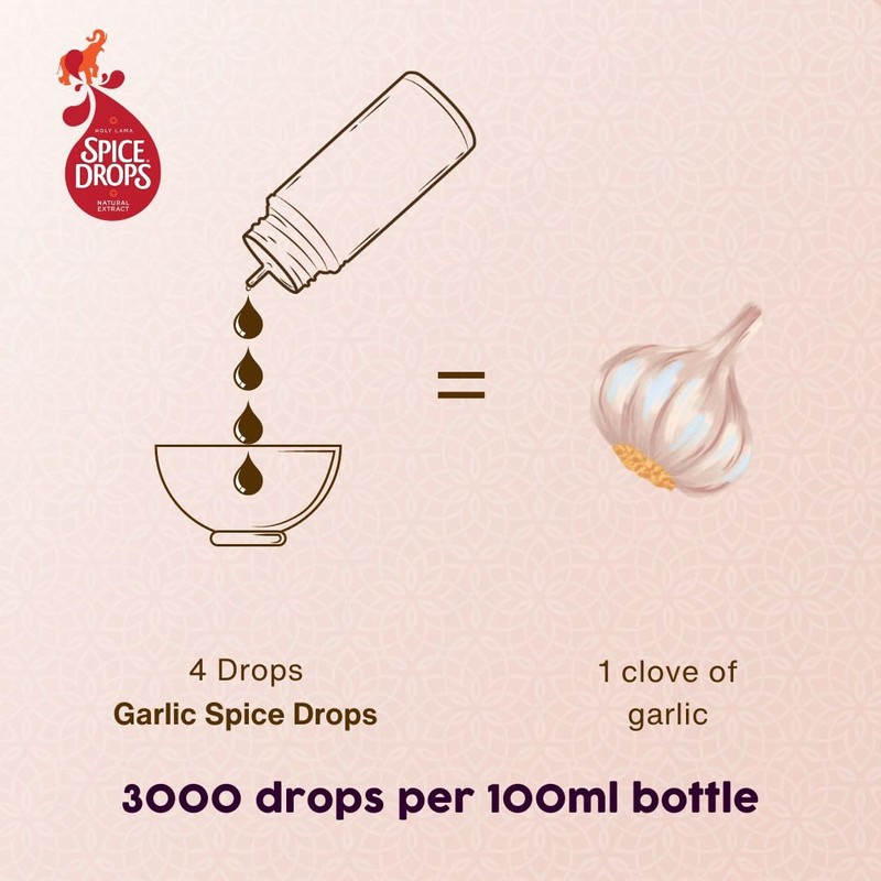 Spice Drops Garlic Extract – Natural Flavour for Easily Adding