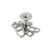 MY MIRONEY 4PCS Silver Octopus Cabinet Knobs Single Hole Elegant