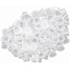 100 PCS/Bolsa Tapas de Tinta para Tatuaje Recipiente de Plástico