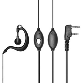 Baofeng UV 5R / 5RA / 5RA + / 5RB / 5RC / 5RD / 5RE / 5RE + 666s 777s 888s Two Way Radio Compatible Earphone Headset Microphone Overhead Headset (1 Pack)