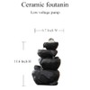 Tabletop Desktop Fountain Waterfall Water Feature Ceramic Indoor Fountain Office