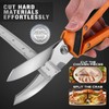 Chenovate® Heavy Duty Kitchen Scissors,Kitchen Shears with Knife & Scissor