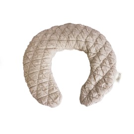 Spa Moments Quilted C-Neck Wrap/Oatmeal