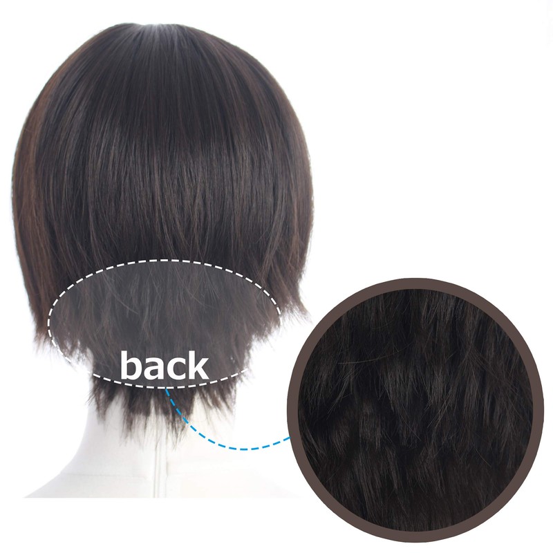 INMAN Full Wig, Wig, Men's, Short, Short Hair, Natural, Heat