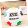 CORHAD Digital Hanging Clock with Temperature and Humidity Simple Round
