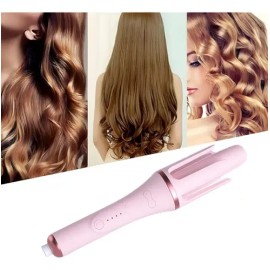 Rizadora Quanna Automática con Cerámica para Estilizar Cabello, 28 mm, Rosa                                                                           