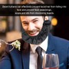 LuLiyLdJ Black Beard Covers Face Beard Apron Beard Stencil Shaving