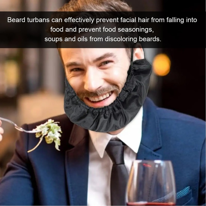 LuLiyLdJ Black Beard Covers Face Beard Apron Beard Stencil Shaving