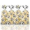 Boerni 100PCS Soccer Treat Bags, Football Star Medal Print 2