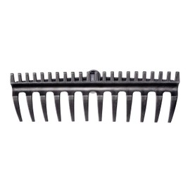 UPP 2-in-1 Landscaping Rake l Double-Sided Garden Rake with Short & Long Teeth | Garden Rake Heavy Duty - Nearly Indestructible Garden Tool [Small, without Handle]