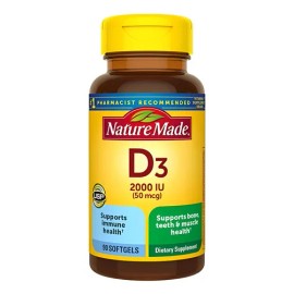 Nature Made Suplemento Vitamina D3 90 Capsulas