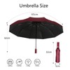 EEPLUYTY Umbrella, Automatic, Pocket, Open-Close, 10 Ribs, Stormproof, UV Protection,