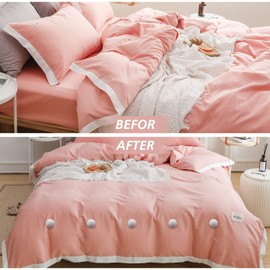 MQUPIN Duvet Clips,Non-Slip Quilt Fixator 16 Pcs, Duvet Pins Duvet Clips with One-Key Unlock for for Quilt, Cushions, Curtains - White