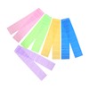 Sosoport 5 Pack Flat Yoga Resistance Bands Exercise Bands Handles