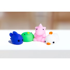 Stages Sensory Builder: Squishy Mochi Set of 4 Sensory Fidget Toys from The Makers of Language Builder, Multicolor