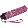 Knirps Children's Pocket Umbrella Rookie Reflective Triple Pink, Triple Pink