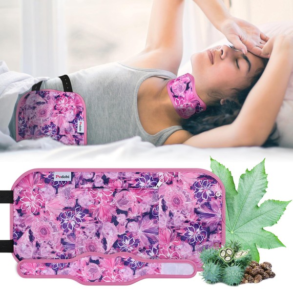 Pedobi Reusable Castor Oil Pack Wrap for Liver Detox, Castor