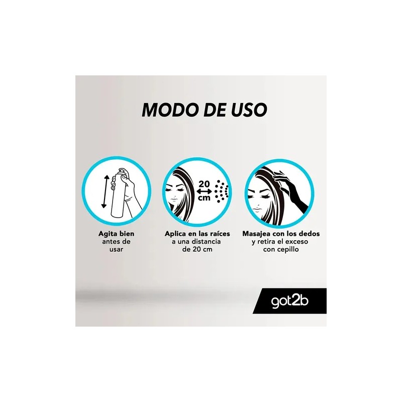 Shampoo en seco Got2b Extra Volume 200ml