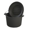 Bayou Classic 6-qt Pre-Seasoned Cast Iron Covered Soup Pot w/Domed