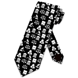 Three Rooker Law Ties Mens Lawyer Icons Necktie Justice Tie