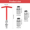 QUIIEOSKIA Spark Plug Wrench Set, Spark Plug Socket 16 mm