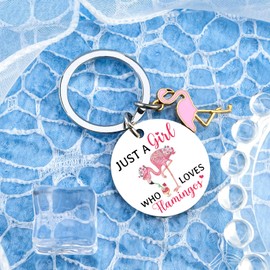 Wrpixe Flamingo Gifts Pink Flamingo Keychain Flamingos Decor for Girls Cheer Up Gifts for Women Flamingos Party Favors for Friends Stuff Christmas Presents for Her Girls Accessories
