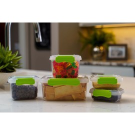 WC Redmon Visto Fresh Variety Pack-Set of 5 Storage, Multiple, Clear