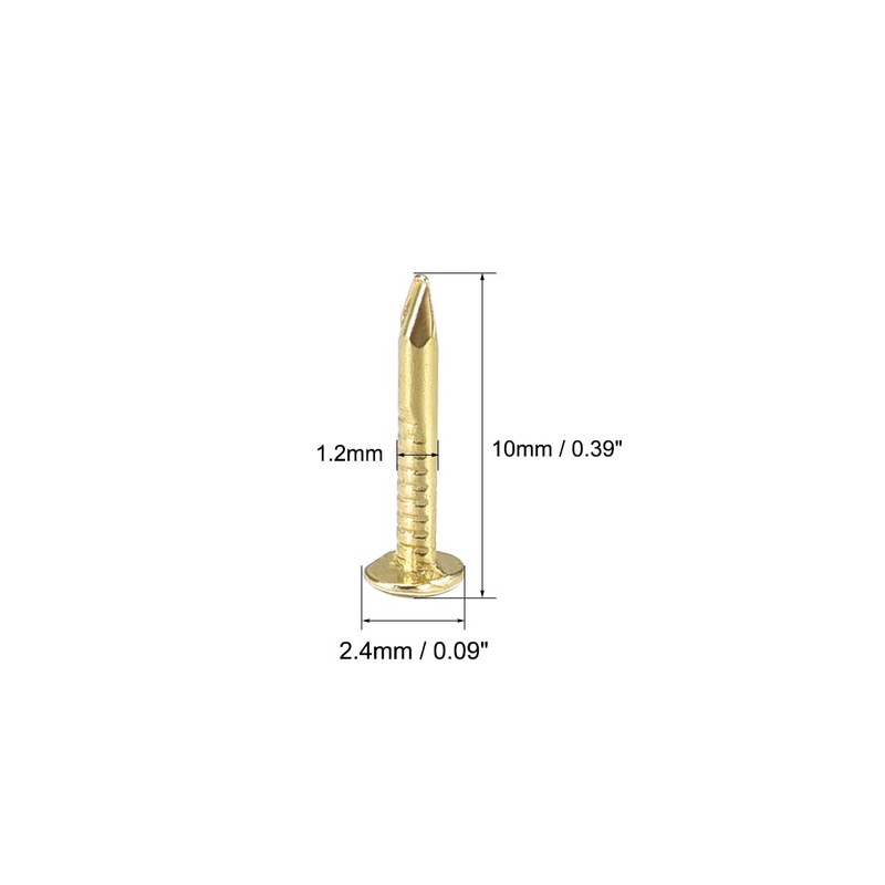 sourcing map Pack of 300 Small Tiny Hardware Nails 1