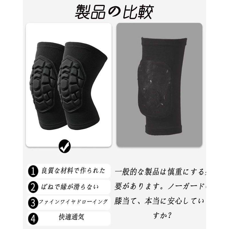 Knee Pads, Work Knee Pads, Flexible, Breathable, Unisex, Both Knee