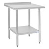 Profeeshaw Stainless Steel Prep Table NSF Commercial Work Table with