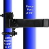 2-3/8" Strong Arm Single Gate Latch (Black)